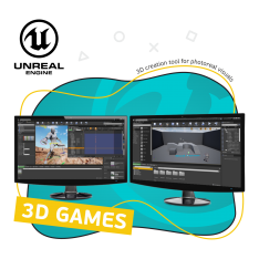 Unreal Engine 4. Игровой движок - КИБЕРшкола программирования для детей, компьютерные курсы для школьников, начинающих и подростков - KIBERone г. Обнинск