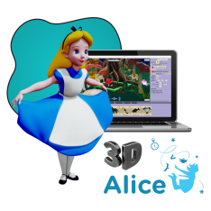 Alice 3d - КИБЕРшкола программирования для детей, компьютерные курсы для школьников, начинающих и подростков - KIBERone г. Обнинск