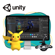 Мир игр на Unity 2D на популярном движке + AI-помощники - КИБЕРшкола программирования для детей, компьютерные курсы для школьников, начинающих и подростков - KIBERone г. Обнинск