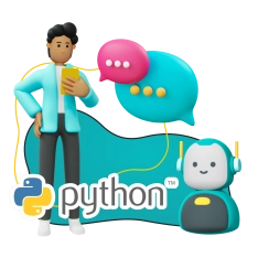 Умный чат-бот на Python на Telegram - КИБЕРшкола программирования для детей, компьютерные курсы для школьников, начинающих и подростков - KIBERone г. Обнинск
