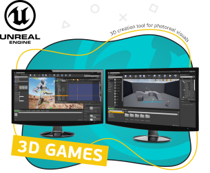 Unreal Engine 4. Игровой движок - Школа программирования для детей, компьютерные курсы для школьников, начинающих и подростков - KIBERone г. Обнинск