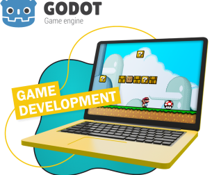 Godot.  Основа создания легендарных игр - КИБЕРшкола программирования для детей, компьютерные курсы для школьников, начинающих и подростков - KIBERone г. Обнинск
