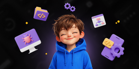 Идеальный сайт с нуля: код, дизайн и AI-помощник - КИБЕРшкола программирования для детей, компьютерные курсы для школьников, начинающих и подростков - KIBERone г. Обнинск